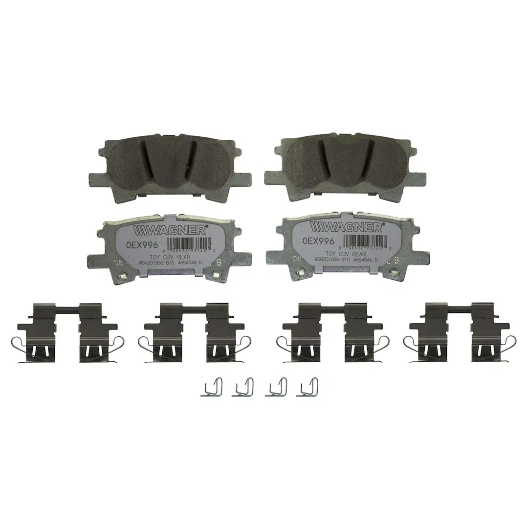OEX996 – WAGNER BRAKE Brake Pad, OE Replacement Premium Low-Copper Ceramic